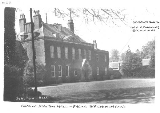 Rear of Scruton Hall