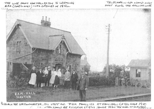Ham Hall gates circa 1910