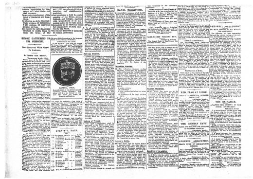 Northern Echo 12th November Nov 1918 (cont)