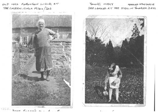 Old Mrs Robinson and Young Mary