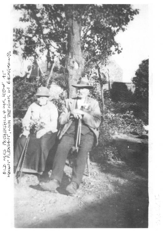 Old Mrs Fothergill and Mr Kemp at Mount Pleasant