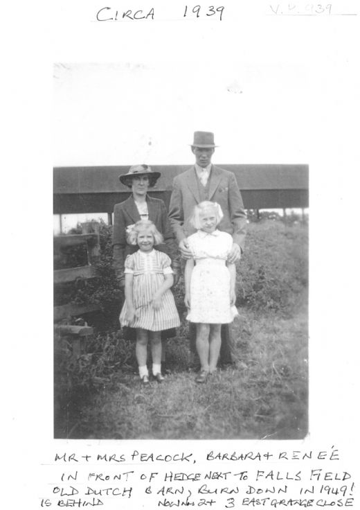 Mr and Mrs Peacock and Barbara Renee