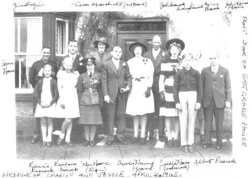 Wedding of Charlie and Jessie April 26th 1943