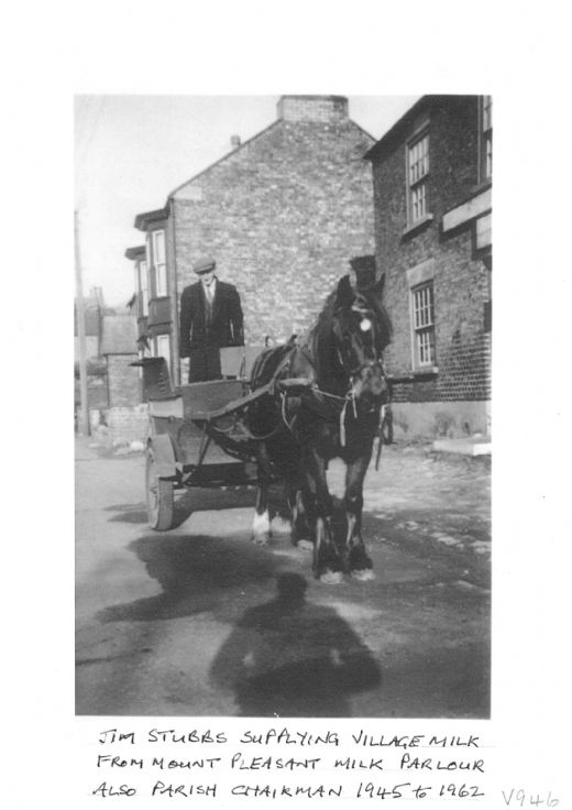 Jim Stubbs supplying village milk