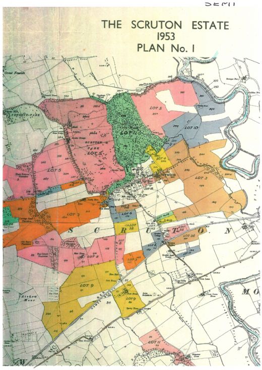 Scruton Estate sale - Plan No. 1