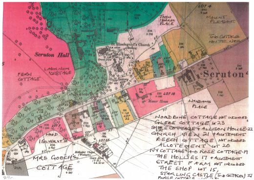 Scruton Estate sale - Common Lane lots