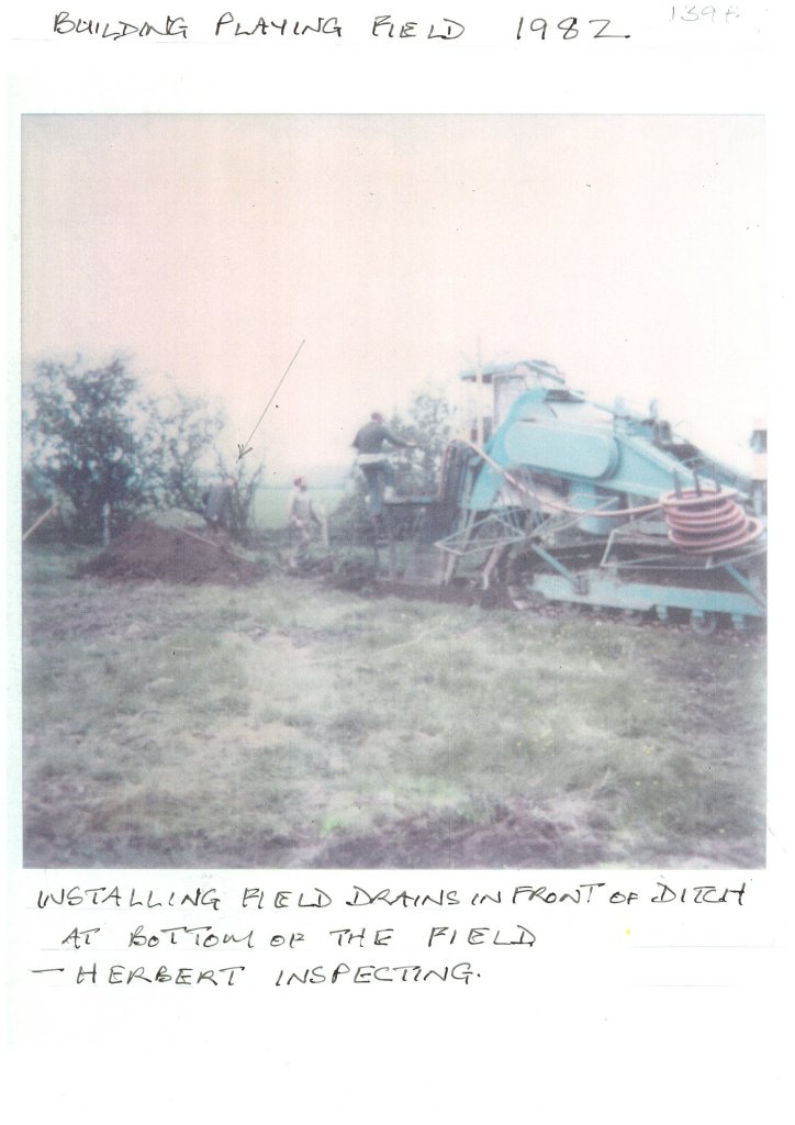 Building playing field 1982
