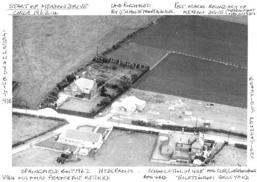 Start of Meadow Drive circa 1963-4