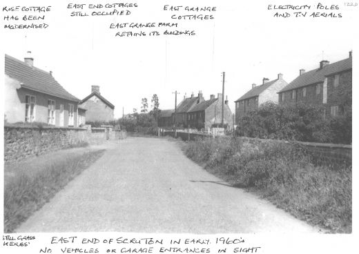 East End of Scruton mid 1960s