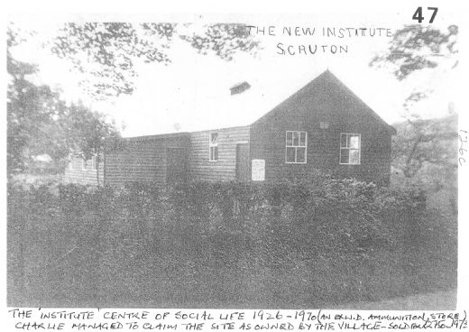 The Institute centre of social life 1926-1974