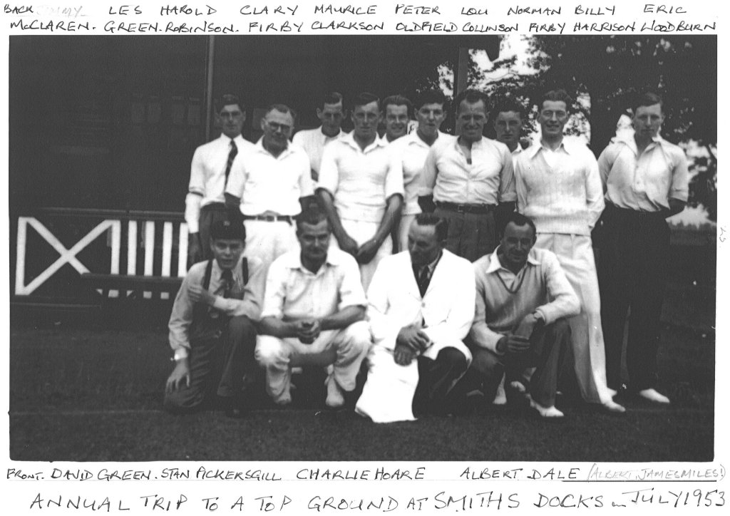 Team visits Smiths Docks for a Sunday match